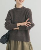 【アーバンリサーチ ドアーズ/URBAN RESEARCH DOORS】のツイル編みKNIT 人気、トレンドファッション・服の通販 founy(ファニー) ファッション Fashion レディースファッション Fashion for Women トップス・カットソー Cut & Sew Tops ニット Knit Tops & Sweaters 2025年 2025 2025-2026秋冬・A/W Autumn/Winter 2025–26 AW25–26 冬 Winter / This Winter スリット Slit, Slit Detail ツイル Twist, Twisted Detail ハイネック High Neck, Mock Neck ミックス Mix, Mixed Style A/W・秋冬 Autumn/Winter thumbnail ブラウン|ID: prp329100004790562 ipo3291000000034762369