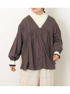 【サマンサモスモス/Samansa Mos2】の前後2WAYドロストチュニック チャコールグレー|ID: prp329100004790565 ipo3291000000034762383