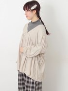 【サマンサモスモス/Samansa Mos2】の前後2WAYドロストチュニック ベージュ|ID: prp329100004790565 ipo3291000000034762386