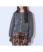 【ジーナシス/JEANASiS】の3Gリッチシャギーショートクルーカーディガン チャコールグレー|ID: prp329100004790569 ipo3291000000034762400