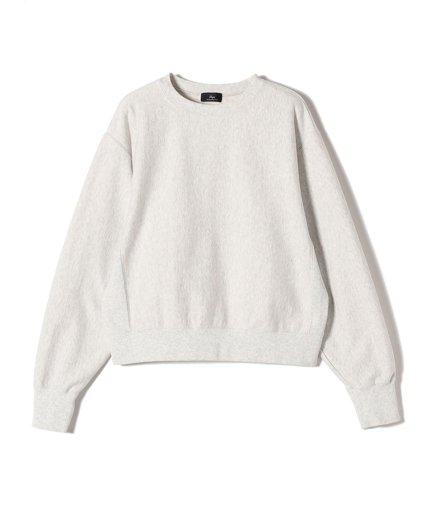 【シップス フォー ウィメン/SHIPS】のSHIPS Primary Navy Label 洗濯機可能 裏毛 バイオ加工 カットソー インテリア・キッズ・メンズ・レディースファッション・服の通販 founy(ファニー) ファッション Fashion レディースファッション Fashion for Women トップス・カットソー Cut & Sew Tops カットソー・ベーシックTシャツ Cut-and-Sewn Tops / Stretch Tees & Basics カットソー Cut and Sewn Top シンプル Simple, Minimal スラックス Slacks, Dress Pants タイトスカート Pencil Skirt, Tight Skirt デニム Denim, Jeans Material ベーシック Basic, Essential ボトム Bottoms, Lower Wear ライトグレー|ID: prp329100004790623 ipo3291000000034762655