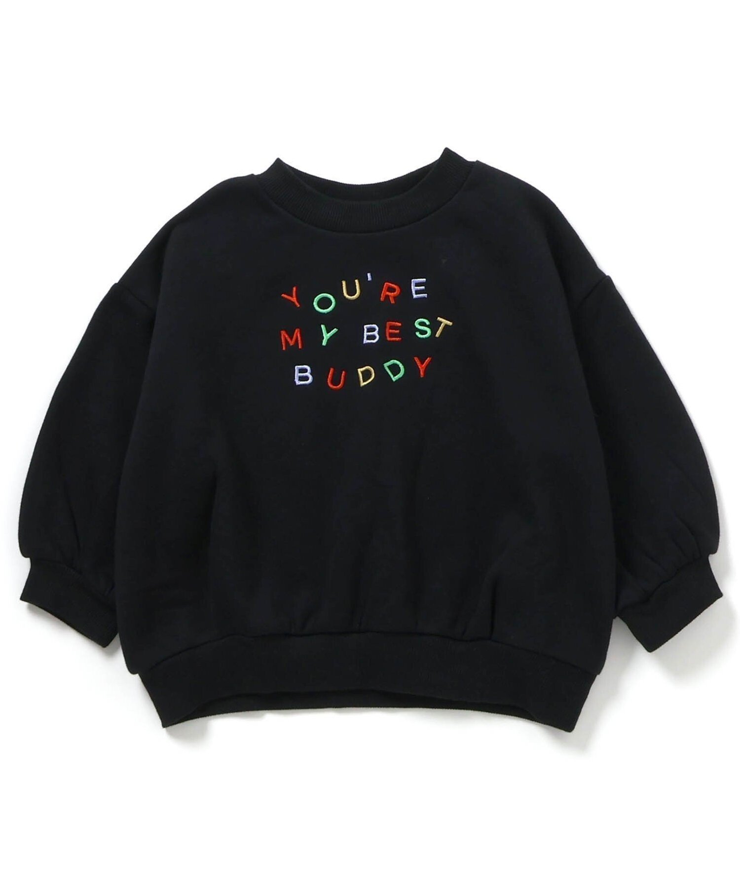 【エフオー オンラインストア/F.O.Online Store / KIDS】のあったかロゴバリエーショントレーナー インテリア・キッズ・メンズ・レディースファッション・服の通販 founy(ファニー) ファッション Fashion キッズファッション Fashion for Kids カラフル Colorful Design トレーナー Sweatshirt, Trainer 冬 Winter / This Winter 楽ちん Easy Fit, Comfortable ブラック|ID: prp329100004790634 ipo3291000000034762688