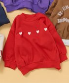 【エフオー オンラインストア/F.O.Online Store / KIDS】のあったかロゴバリエーショントレーナー レッド|ID: prp329100004790634 ipo3291000000034762709