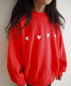 【エフオー オンラインストア/F.O.Online Store / KIDS】のあったかロゴバリエーショントレーナー レッド|ID: prp329100004790634 ipo3291000000035139590