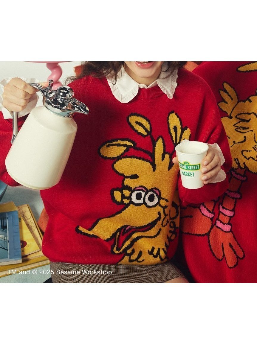 【その他のブランド/Other】の【OUR KIND OF HOLIDAY】ニットプルオーバー インテリア・キッズ・メンズ・レディースファッション・服の通販 founy(ファニー) 　ファッション　Fashion　レディースファッション　Fashion for Women　トップス・カットソー　Cut & Sew Tops　ニット　Knit Tops & Sweaters　カジュアルプルオーバー・ニットトップス　Pullovers & Knit Tops / Casual Pullovers　おすすめ　Recommended / Our Picks　キャラクター　Character, Licensed Characters　スマート　Smart, Elegant　ビビッド　Vivid, Bright Tone　RED[046]|ID: prp329100004790636 ipo3291000000034813698