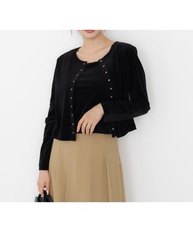 【プロポーション ボディドレッシング/PROPORTION BODY DRESSING】のベロアSETUP 25AW 人気、トレンドファッション・服の通販 founy(ファニー) ファッション Fashion レディースファッション Fashion for Women トップス・カットソー Cut & Sew Tops ベロアトップス Velour Tops / Velvet-Look Items 2025年 2025 2025-2026秋冬・A/W Autumn/Winter 2025–26 AW25–26 アンサンブル Ensemble Set インナー Innerwear カーディガン Cardigan, Knitwear タンク Tank Top, Sleeveless Top ベロア Velour, Soft Velvet |ID:prp329100004790639