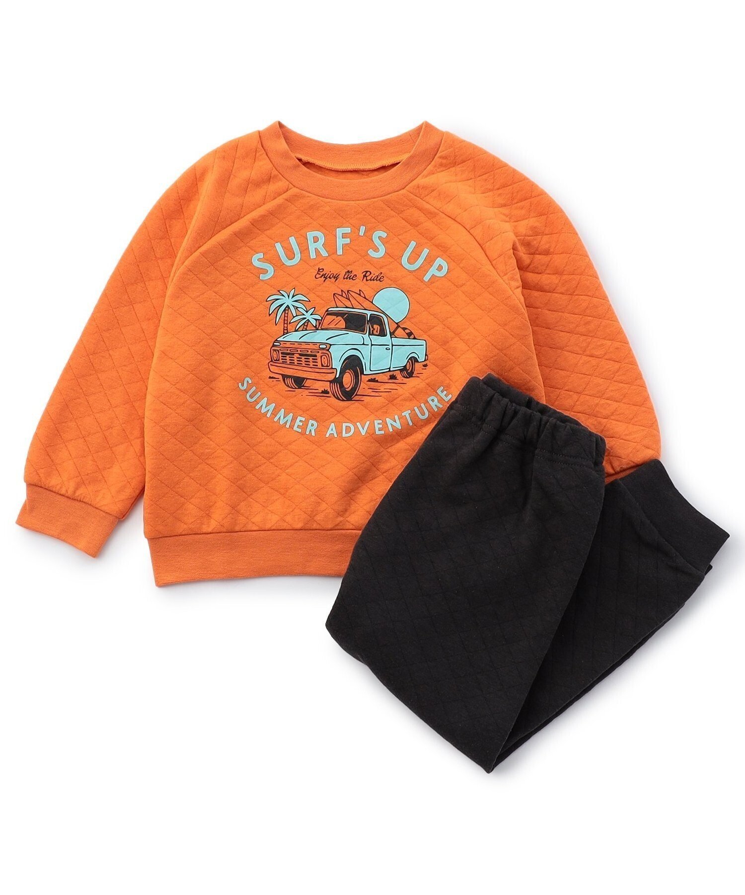 【エフオー オンラインストア/F.O.Online Store / KIDS】のバラエティキルトかぶりパジャマ インテリア・キッズ・メンズ・レディースファッション・服の通販 founy(ファニー) 　ファッション　Fashion　キッズファッション　Fashion for Kids　パジャマ　Pajamas, Sleepwear　人気　Popular, Best Seller　オレンジ|ID: prp329100004790640 ipo3291000000034762737