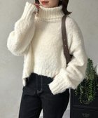 【ゼヴォン/Thevon】のブークレヤーンオフタートルニット 人気、トレンドファッション・服の通販 founy(ファニー) ファッション Fashion レディースファッション Fashion for Women トップス・カットソー Cut & Sew Tops ニット Knit Tops & Sweaters 秋 Autumn ショート Short, Short Length シンプル Simple, Minimal 再入荷 Restock / Back in Stock おすすめ Recommended / Our Picks エレガント 上品 Elegant 2025年 2025 2025-2026秋冬・A/W Autumn/Winter 2025–26 AW25–26 thumbnail アイボリー|ID: prp329100004790649 ipo3291000000034762780