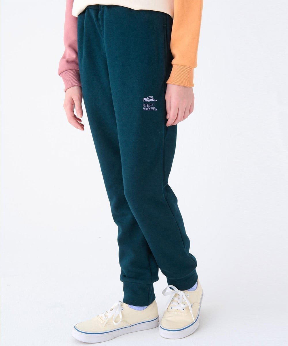 【クリフメイヤー キッズ/KRIFF MAYER / KIDS】の裏シャギーアタタカ裾リブパンツ インテリア・キッズ・メンズ・レディースファッション・服の通販 founy(ファニー) 　ファッション　Fashion　キッズファッション　Fashion for Kids　ボトムス　Bottoms　おすすめ　Recommended / Our Picks　スタイリッシュ　Stylish, Fashionable　ベーシック　Basic, Essential　リラックス　Relax, Relaxed Fit　BLUE-GREEN|ID: prp329100004790691 ipo3291000000035176326