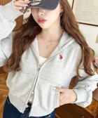 【モーメントプラス/moment+ / MEN】のU.S.POLO ASSN ワンポイント刺繍ダブルジップショートパーカー 人気、トレンドファッション・服の通販 founy(ファニー) ファッション Fashion メンズファッション Fashion for Men 軽量 Lightweight, Ultra Light ショート Short, Short Length シンプル Simple, Minimal デニム Denim, Jeans Material トレンド Trend, Trending Now バランス Balance, Style Balance パーカー Hoodie, Parka フィット Fit, Slim Fit フェミニン Feminine, Girly ベーシック Basic, Essential ボトム Bottoms, Lower Wear 別注 Limited Edition, Custom Order ワイド Wide, Wide Fit ワンポイント One Point, Statement Accent 再入荷 Restock / Back in Stock プチプライス・低価格 Affordable / Budget Price thumbnail 杢グレー|ID: prp329100004790694 ipo3291000000034763004