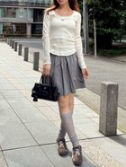 【スナイデル/SNIDEL】の【SNIDEL×PUMA】レイヤードカットソー 人気、トレンドファッション・服の通販 founy(ファニー) ファッション Fashion レディースファッション Fashion for Women トップス・カットソー Cut & Sew Tops カットソー・ベーシックTシャツ Cut-and-Sewn Tops / Stretch Tees & Basics インナー Innerwear ウェーブ Wavy Pattern カットソー Cut and Sewn Top コレクション Collection, Seasonal Line ストレッチ Stretch, Stretchy Fabric ストレート Straight, Straight Cut スペシャル Special, Limited Edition スポーツ Sports, Activewear スポーティ Sporty, Casual Athletic スマート Smart, Elegant デコルテ Décolleté, Neckline フィット Fit, Slim Fit フロント Front, Front Design ヨガ Yoga, Yoga Wear ラップ Wrap, Wrap Design ワーク Workwear, Utility Style おすすめ Recommended / Our Picks thumbnail WHT[001]|ID: prp329100004790695 ipo3291000000035217621