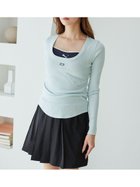 【スナイデル/SNIDEL】の【SNIDEL×PUMA】レイヤードカットソー 人気、トレンドファッション・服の通販 founy(ファニー) ファッション Fashion レディースファッション Fashion for Women トップス・カットソー Cut & Sew Tops カットソー・ベーシックTシャツ Cut-and-Sewn Tops / Stretch Tees & Basics インナー Innerwear ウェーブ Wavy Pattern カットソー Cut and Sewn Top コレクション Collection, Seasonal Line ストレッチ Stretch, Stretchy Fabric ストレート Straight, Straight Cut スペシャル Special, Limited Edition スポーツ Sports, Activewear スポーティ Sporty, Casual Athletic スマート Smart, Elegant デコルテ Décolleté, Neckline フィット Fit, Slim Fit フロント Front, Front Design ヨガ Yoga, Yoga Wear ラップ Wrap, Wrap Design ワーク Workwear, Utility Style おすすめ Recommended / Our Picks thumbnail LBLU[081]|ID: prp329100004790695 ipo3291000000035217624