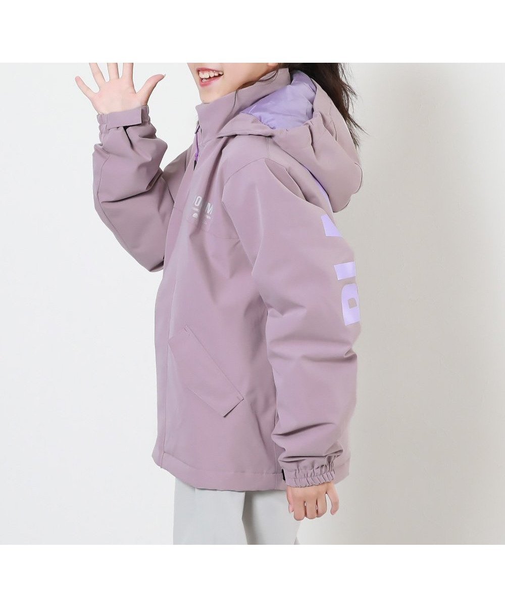 【デビロック/devirock / KIDS】の撥水 耐水圧(5000mm以上) 普段着としても使える 中綿スノージャケット 25AW インテリア・キッズ・メンズ・レディースファッション・服の通販 founy(ファニー) 　ファッション　Fashion　キッズファッション　Fashion for Kids　コーティング　Coating, Coated Finish　ドローコード　Drawcord, Drawstring Cord　ピーチ　Peach, Soft Touch　おすすめ　Recommended / Our Picks　2025年　2025　2025-2026秋冬・A/W　Autumn/Winter 2025–26 AW25–26　Gラベンダー|ID: prp329100004790719 ipo3291000000034763106