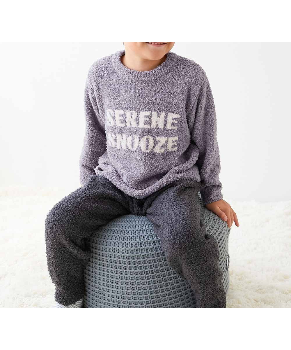 【デビロック/devirock / KIDS】の【親子リンク】マシュマロタッチ パジャマ 長袖パジャマ ルームウェア 長袖 25AW インテリア・キッズ・メンズ・レディースファッション・服の通販 founy(ファニー) 　ファッション　Fashion　キッズファッション　Fashion for Kids　長袖　Long Sleeve, Full Sleeve　パジャマ　Pajamas, Sleepwear　2025年　2025　2025-2026秋冬・A/W　Autumn/Winter 2025–26 AW25–26　002-ロゴ-Gバイオレット|ID: prp329100004790777 ipo3291000000034763345