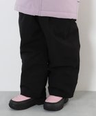 【デビロック/devirock / KIDS】の撥水 耐水圧(5000mm以上) 普段着としても使える 中綿スノーパンツ ロングパンツ 25AW ブラック|ID: prp329100004790793 ipo3291000000035138539