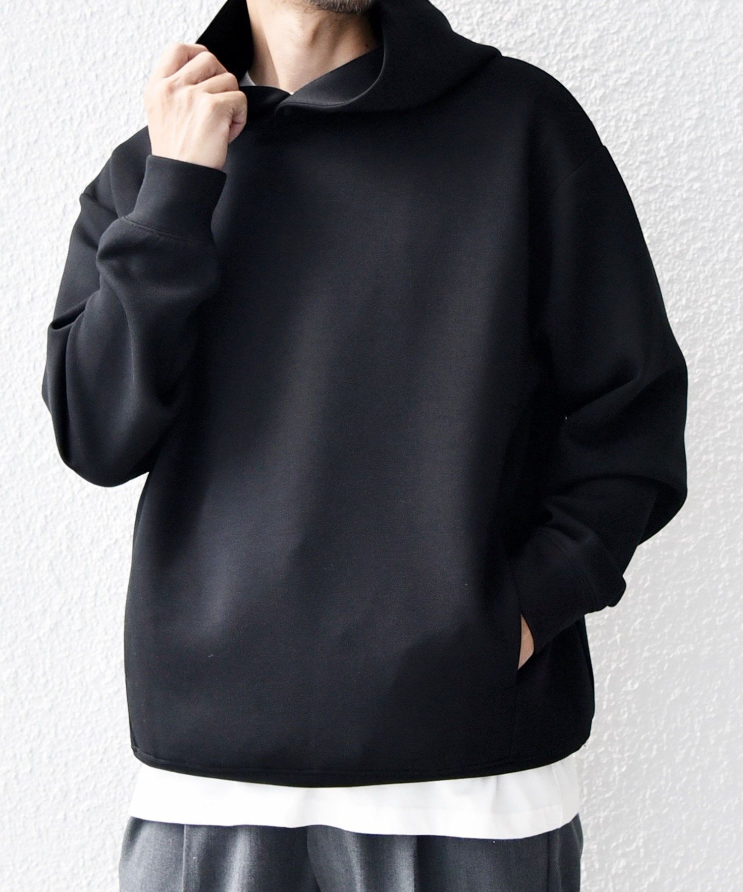 【シップス フォー ウィメン/SHIPS】のSHIPS any カラー ダンボール スナップ プルオーバー パーカー 25AW インテリア・キッズ・メンズ・レディースファッション・服の通販 founy(ファニー) ファッション Fashion レディースファッション Fashion for Women トップス・カットソー Cut & Sew Tops レディースパーカー・カジュアルフーディー Casual Hoodies & Sweatshirts カジュアルプルオーバー・ニットトップス Pullovers & Knit Tops / Casual Pullovers ストレッチ Stretch, Stretchy Fabric なめらか Smooth, Silky Texture パーカー Hoodie, Parka ポケット Pocket, Pocket Detail リラックス Relax, Relaxed Fit 2025年 2025 2025-2026秋冬・A/W Autumn/Winter 2025–26 AW25–26 ブラック|ID: prp329100004790813 ipo3291000000034763509