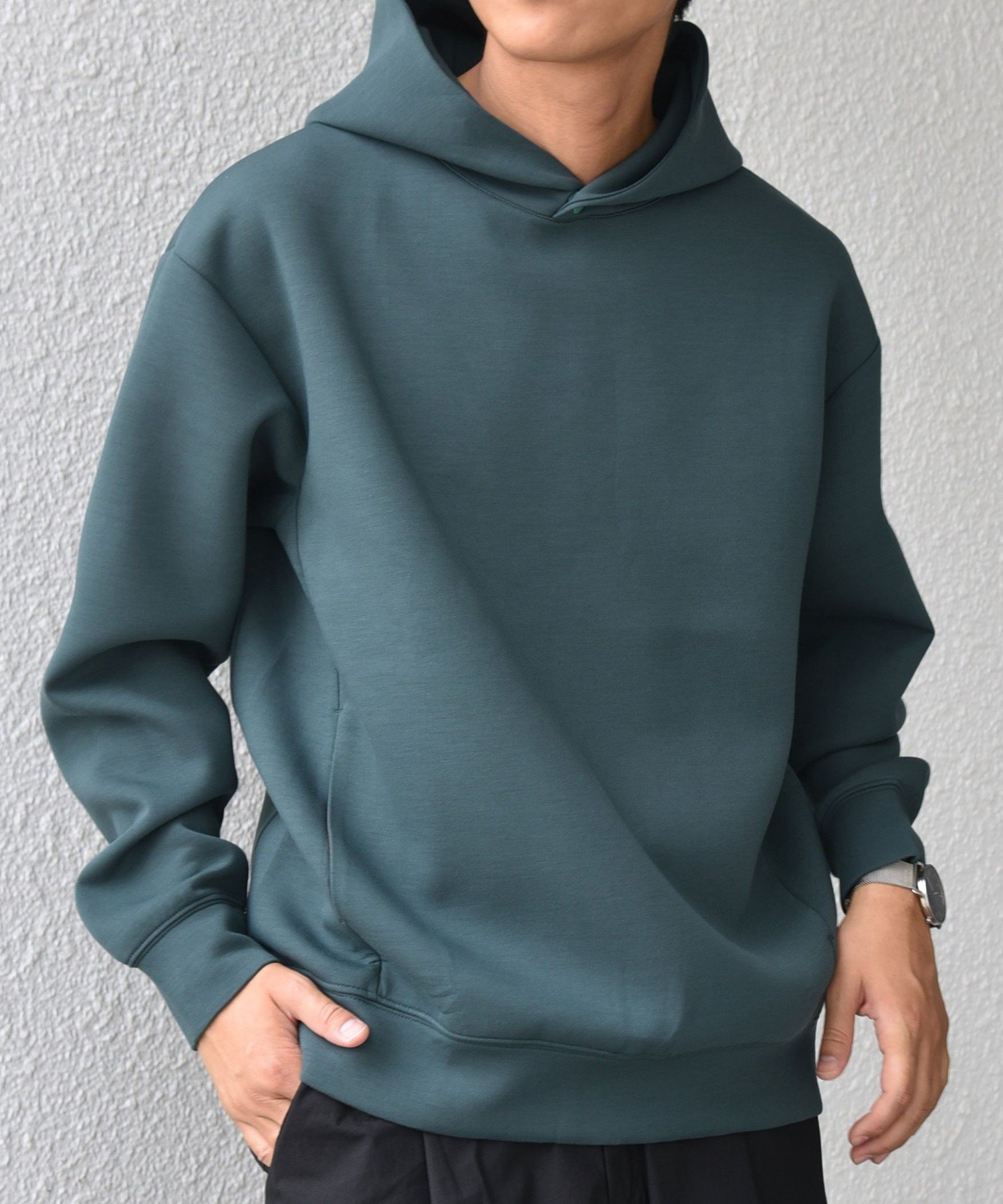 【シップス フォー ウィメン/SHIPS】のSHIPS any カラー ダンボール スナップ プルオーバー パーカー 25AW インテリア・キッズ・メンズ・レディースファッション・服の通販 founy(ファニー) ファッション Fashion レディースファッション Fashion for Women トップス・カットソー Cut & Sew Tops レディースパーカー・カジュアルフーディー Casual Hoodies & Sweatshirts カジュアルプルオーバー・ニットトップス Pullovers & Knit Tops / Casual Pullovers ストレッチ Stretch, Stretchy Fabric なめらか Smooth, Silky Texture パーカー Hoodie, Parka ポケット Pocket, Pocket Detail リラックス Relax, Relaxed Fit 2025年 2025 2025-2026秋冬・A/W Autumn/Winter 2025–26 AW25–26 グリーン|ID: prp329100004790813 ipo3291000000034763512