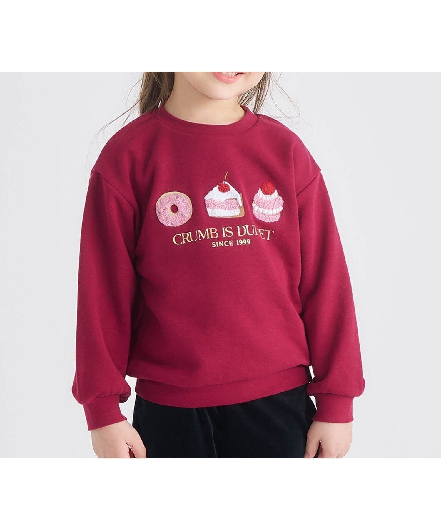 【エフオー オンラインストア/F.O.Online Store / KIDS】の5柄バラエティモチーフトレーナー インテリア・キッズ・メンズ・レディースファッション・服の通販 founy(ファニー) ファッション Fashion キッズファッション Fashion for Kids トレーナー Sweatshirt, Trainer エンジ|ID: prp329100004790816 ipo3291000000034763522