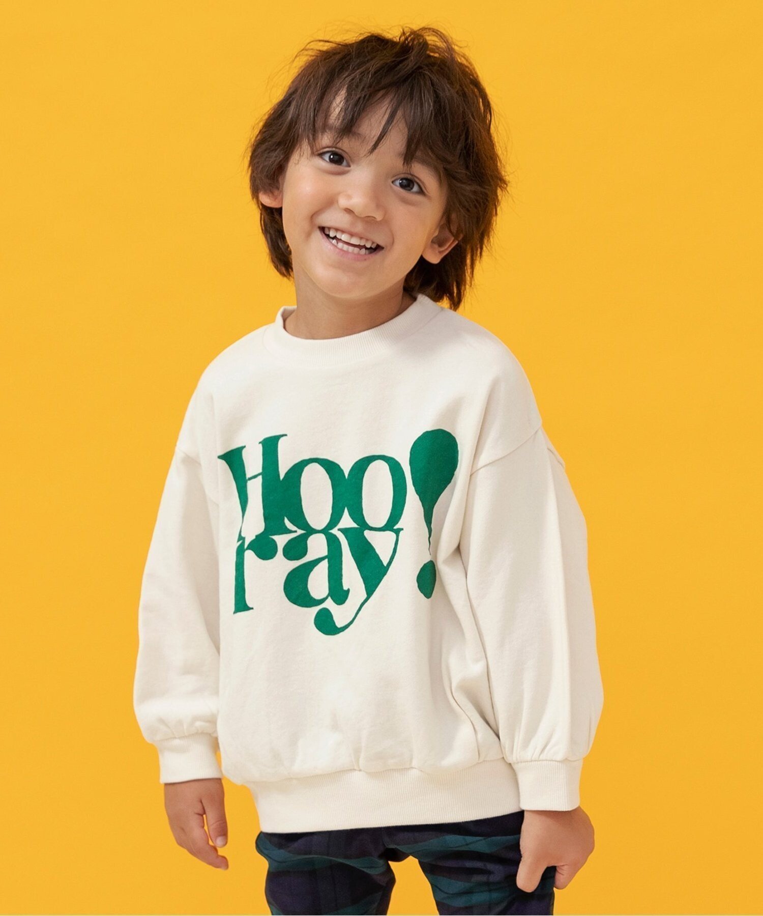 【エフオー オンラインストア/F.O.Online Store / KIDS】のロゴバリエーショントレーナー インテリア・キッズ・メンズ・レディースファッション・服の通販 founy(ファニー) 　ファッション　Fashion　キッズファッション　Fashion for Kids　おすすめ　Recommended / Our Picks　デニム　Denim, Jeans Material　トレーナー　Sweatshirt, Trainer　フレア　Flare, Flared　プリント　Print, Printed Pattern　A/W・秋冬　Autumn/Winter　キナリ|ID: prp329100004790824 ipo3291000000034763558