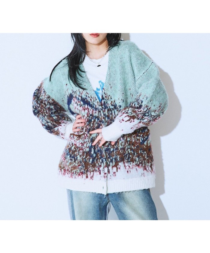 【ジーナシス/JEANASiS】のlandscape ブラッシュVカーディガン インテリア・キッズ・メンズ・レディースファッション・服の通販 founy(ファニー) https://founy.com/ ファッション Fashion レディースファッション Fashion for Women トップス・カットソー Cut & Sew Tops カーディガン・羽織り Layered Style Cardigans インナー Innerwear カーディガン Cardigan, Knitwear 今季 This Season, Current Season シンプル Simple, Minimal デニム Denim, Jeans Material ボトム Bottoms, Lower Wear 羽織 Haori, Light Jacket 冬 Winter / This Winter おすすめ Recommended / Our Picks |ID: prp329100004790858 ipo3291000000034763709