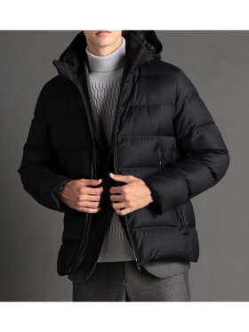 【ニコル/NICOLE / MEN】の【ex/tra】CANONICO ウールダウンブルゾン 人気、トレンドファッション・服の通販 founy(ファニー) ファッション Fashion メンズファッション Fashion for Men イタリア Italy スマート Smart, Elegant ポケット Pocket, Pocket Detail |ID:prp329100004790891