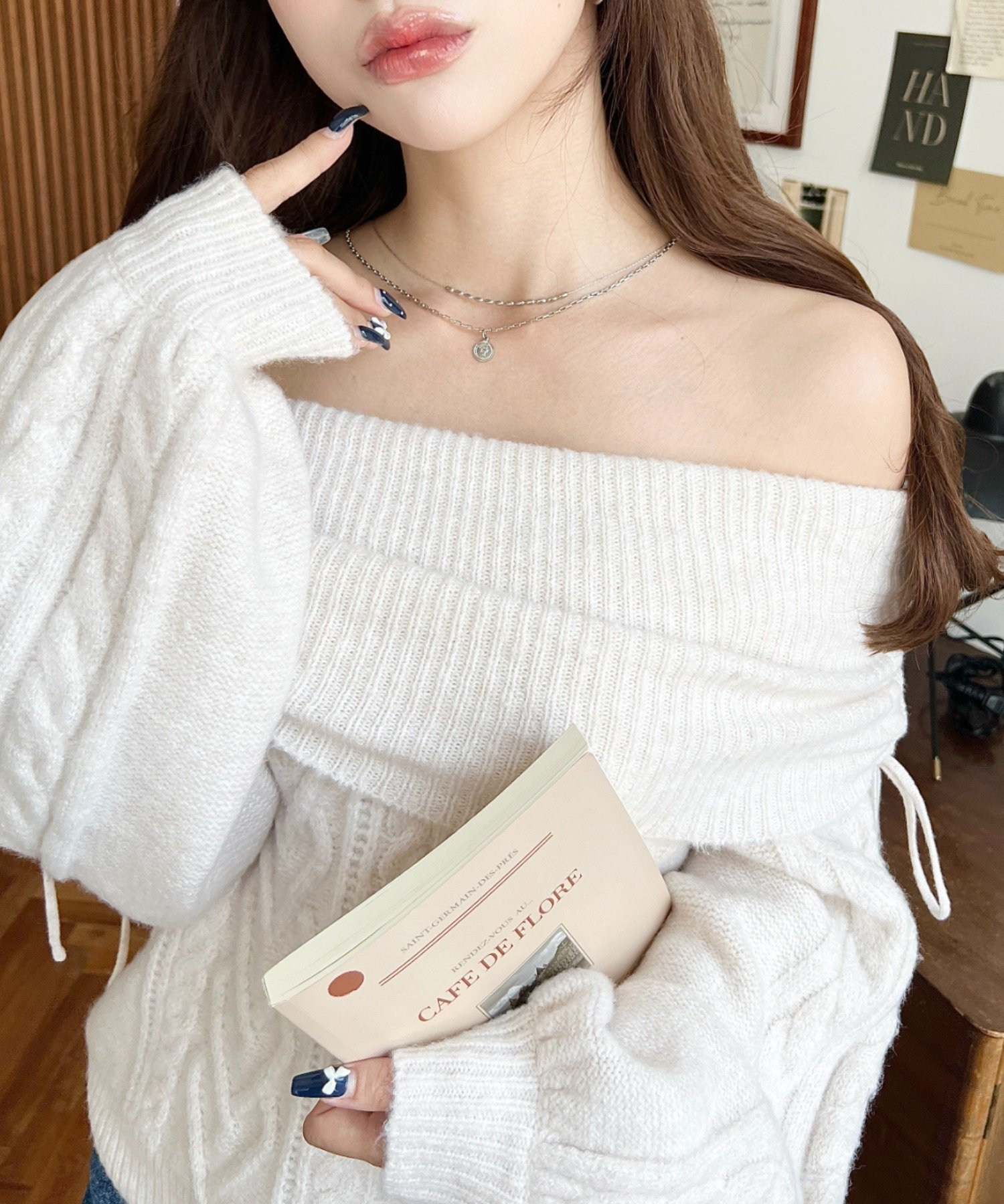 【モーメントプラス/moment+ / MEN】のハートケーブルドロストリボンオフショルニット長袖プルオーバー インテリア・キッズ・メンズ・レディースファッション・服の通販 founy(ファニー) ファッション Fashion メンズファッション Fashion for Men トップス・カットソー Cut & Sew Tops ニット・セーター / 定番トップス Knit Tops & Sweaters ガーリー Girly, Feminine Style デコルテ Décolleté, Neckline デニム Denim, Jeans Material トレンド Trend, Trending Now 長袖 Long Sleeve, Full Sleeve フィット Fit, Slim Fit フェミニン Feminine, Girly フレア Flare, Flared ベーシック Basic, Essential ボトム Bottoms, Lower Wear ミニスカート Mini Skirt, Short Skirt ロング Long, Long-Length 冬 Winter / This Winter 再入荷 Restock / Back in Stock プチプライス・低価格 Affordable / Budget Price おすすめ Recommended / Our Picks アイボリー|ID: prp329100004790898 ipo3291000000034763873