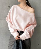 【アンドミー/andme】の裏起毛 オフショルダー スウェット トップス ピンク|ID: prp329100004790905 ipo3291000000034763915