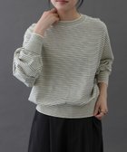 【アーバンリサーチ ドアーズ/URBAN RESEARCH DOORS】のFORK SPOON ボーダークルーネックニット IVOxNVY|ID: prp329100004790931 ipo3291000000034764022