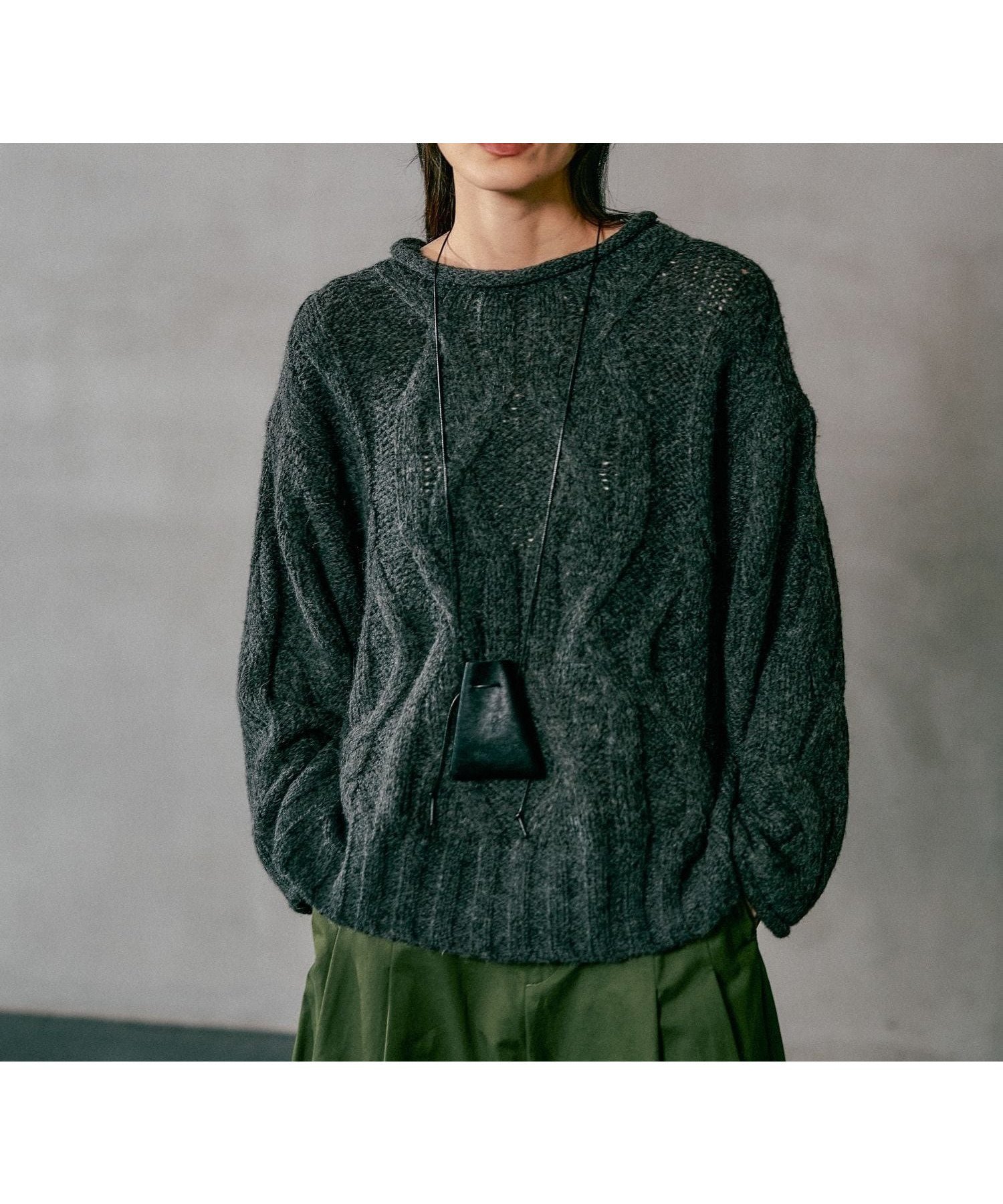 【レプシィム ローリーズファーム/LEPSIM LOWRYS FARM】の3ゲージニュアンスケーブルプルオーバー インテリア・キッズ・メンズ・レディースファッション・服の通販 founy(ファニー) ファッション Fashion レディースファッション Fashion for Women トップス・カットソー Cut & Sew Tops カジュアルプルオーバー・ニットトップス Pullovers & Knit Tops / Casual Pullovers おすすめ Recommended / Our Picks ルーズ Loose, Oversized ワイド Wide, Wide Fit チャコール19|ID: prp329100004790968 ipo3291000000034894322