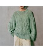 【レプシィム ローリーズファーム/LEPSIM LOWRYS FARM】の3ゲージニュアンスケーブルプルオーバー 人気、トレンドファッション・服の通販 founy(ファニー) ファッション Fashion レディースファッション Fashion for Women トップス・カットソー Cut & Sew Tops カジュアルプルオーバー・ニットトップス Pullovers & Knit Tops / Casual Pullovers おすすめ Recommended / Our Picks ルーズ Loose, Oversized ワイド Wide, Wide Fit thumbnail グリーン72|ID: prp329100004790968 ipo3291000000034894323
