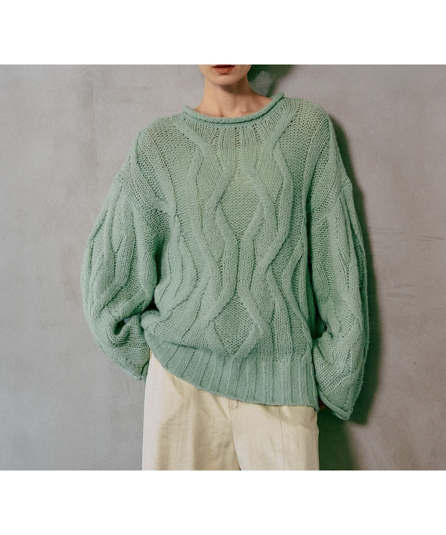 【レプシィム ローリーズファーム/LEPSIM LOWRYS FARM】の3ゲージニュアンスケーブルプルオーバー インテリア・キッズ・メンズ・レディースファッション・服の通販 founy(ファニー) ファッション Fashion レディースファッション Fashion for Women トップス・カットソー Cut & Sew Tops カジュアルプルオーバー・ニットトップス Pullovers & Knit Tops / Casual Pullovers おすすめ Recommended / Our Picks ルーズ Loose, Oversized ワイド Wide, Wide Fit グリーン72|ID: prp329100004790968 ipo3291000000034894323