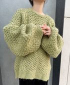 【セレクトモカ/SELECT MOCA】の【人気インフルエンサーコラボbySON】オーバーサイズハニカムニット 人気、トレンドファッション・服の通販 founy(ファニー) ファッション Fashion レディースファッション Fashion for Women トップス・カットソー Cut & Sew Tops ニット Knit Tops & Sweaters シンプル Simple, Minimal ストレート Straight, Straight Cut スリーブ Sleeve, Long Sleeve / Short Sleeve 人気 Popular, Best Seller ミックス Mix, Mixed Style ラウンド Round, Round Neck おすすめ Recommended / Our Picks thumbnail グリーン-03|ID: prp329100004790977 ipo3291000000035144038