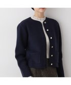 【デッサン/Dessin】の【洗える】ジャケット見えカーディガン 人気、トレンドファッション・服の通販 founy(ファニー) ファッション Fashion レディースファッション Fashion for Women カーディガン Cardigan, Knitwear ジャケット Jacket, Outerwear スマート Smart, Elegant ダブル Double, Double-Breasted デニム Denim, Jeans Material フロント Front, Front Design ボーダー Border, Stripe ポケット Pocket, Pocket Detail ミラノリブ Milano Rib, Milano Stitch 冬 Winter / This Winter 洗える Machine Washable 秋 Autumn thumbnail ネイビー|ID: prp329100004791007 ipo3291000000034764334