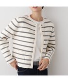 【デッサン/Dessin】の【洗える】ジャケット見えカーディガン 人気、トレンドファッション・服の通販 founy(ファニー) ファッション Fashion レディースファッション Fashion for Women カーディガン Cardigan, Knitwear ジャケット Jacket, Outerwear スマート Smart, Elegant ダブル Double, Double-Breasted デニム Denim, Jeans Material フロント Front, Front Design ボーダー Border, Stripe ポケット Pocket, Pocket Detail ミラノリブ Milano Rib, Milano Stitch 冬 Winter / This Winter 洗える Machine Washable 秋 Autumn thumbnail グレー|ID: prp329100004791007 ipo3291000000034764336