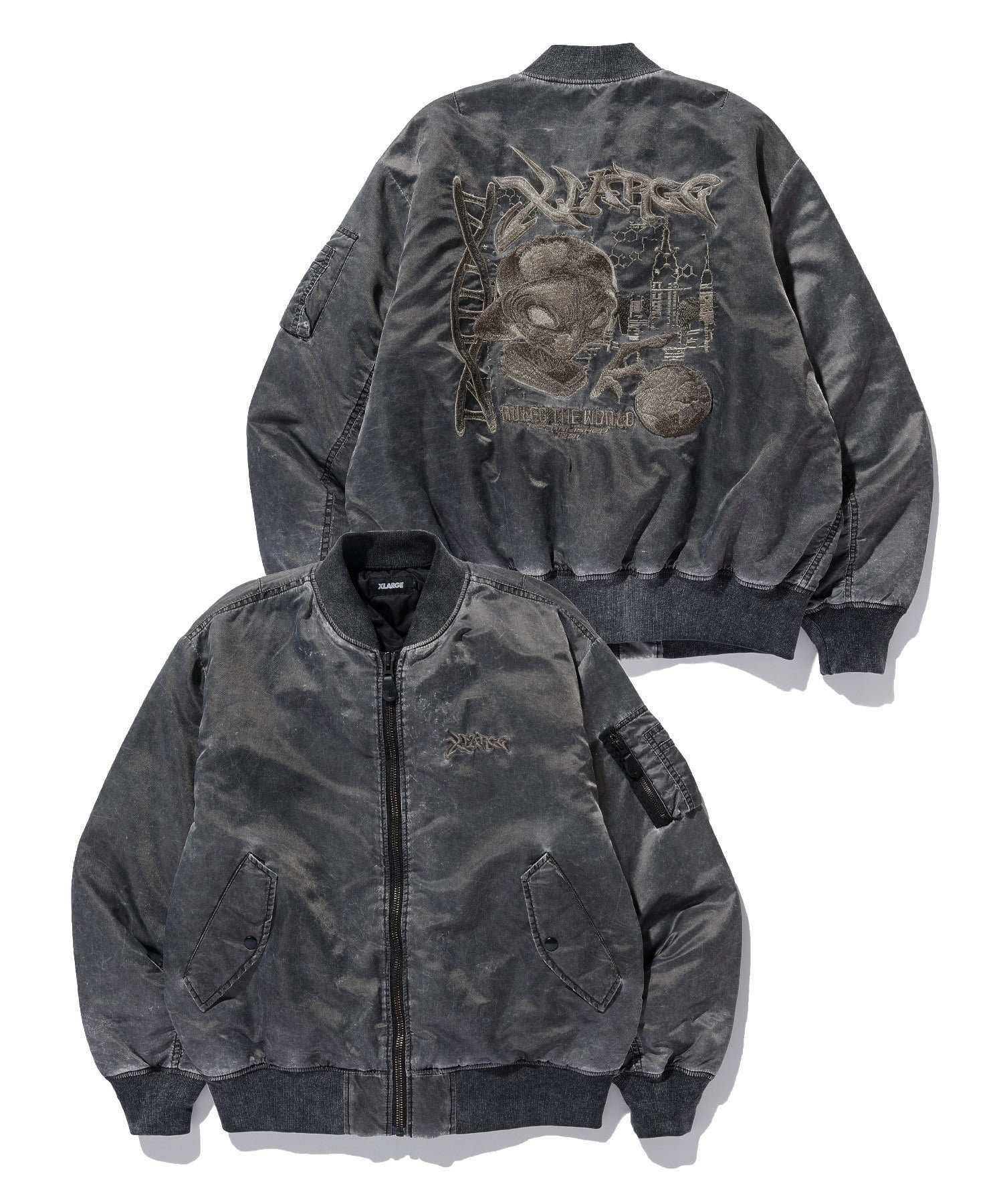 【エクストララージ/XLARGE】のSNOW WASH MA-1 人気、トレンドファッション・服の通販 founy(ファニー) 　ファッション　Fashion　レディースファッション　Fashion for Women　アウター　Coat / Outerwear Collection　MA-1ジャケット　MA-1 Bomber Jackets / Flight Jackets　ジーンズ　Jeans, Denim Pants　ベーシック　Basic, Essential　 other-1|ID: prp329100004791017 ipo3291000000034764384