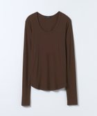 【ジーナシス/JEANASiS】のスムーステレコUネックLS TEE 人気、トレンドファッション・服の通販 founy(ファニー) ファッション Fashion レディースファッション Fashion for Women インナー Innerwear ジャケット Jacket, Outerwear フィット Fit, Slim Fit ベーシック Basic, Essential thumbnail ブラウン|ID: prp329100004791054 ipo3291000000034847293