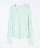 【ジーナシス/JEANASiS】のスムーステレコUネックLS TEE 人気、トレンドファッション・服の通販 founy(ファニー) ファッション Fashion レディースファッション Fashion for Women インナー Innerwear ジャケット Jacket, Outerwear フィット Fit, Slim Fit ベーシック Basic, Essential thumbnail グリーン系その他|ID: prp329100004791054 ipo3291000000034847295