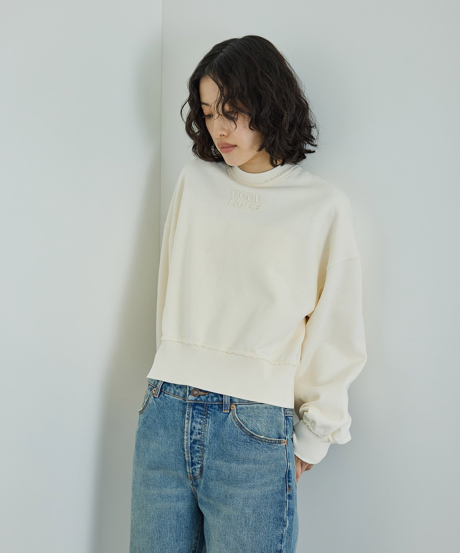 【アダム エ ロペ/ADAM ET ROPE'】の【サステナブル・洗える】ボールバイオ加工スウェットシャツ インテリア・キッズ・メンズ・レディースファッション・服の通販 founy(ファニー) ファッション Fashion レディースファッション Fashion for Women トップス・カットソー Cut & Sew Tops シャツ・ブラウス・オフィスカジュアル Elegant Blouses & Button-Ups レディースパーカー・カジュアルフーディー Casual Hoodies & Sweatshirts スウェット・クルーネックトップス Sweatshirts & Crewnecks / Relaxed Fit Sweat Tops インナー Innerwear ヴィンテージ Vintage Style 洗える Machine Washable コンパクト Compact, Small Size ジャケット Jacket, Outerwear ポケット Pocket, Pocket Detail ロング Long, Long-Length A/W・秋冬 Autumn/Winter 2025年 2025 2025-2026秋冬・A/W Autumn/Winter 2025–26 AW25–26 キナリ(16)|ID: prp329100004791057 ipo3291000000034764560