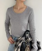 【スローブ イエナ/SLOBE IENA】の《WEB・一部店舗限定カラー有り/追加2》SAWAHOCO パーフェクトカットソー グレーA|ID: prp329100004791067 ipo3291000000034764602