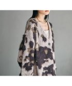 【レプシィム ローリーズファーム/LEPSIM LOWRYS FARM】の5ゲージ柄シャギーVカーディガン 人気、トレンドファッション・服の通販 founy(ファニー) ファッション Fashion レディースファッション Fashion for Women トップス・カットソー Cut & Sew Tops カーディガン・羽織り Layered Style Cardigans おすすめ Recommended / Our Picks カーディガン Cardigan, Knitwear サテン Satin, Glossy Fabric ルーズ Loose, Oversized ロング Long, Long-Length thumbnail ライトベージュ51|ID: prp329100004791092 ipo3291000000034937065