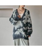 【レプシィム ローリーズファーム/LEPSIM LOWRYS FARM】の5ゲージ柄シャギーVカーディガン 人気、トレンドファッション・服の通販 founy(ファニー) ファッション Fashion レディースファッション Fashion for Women トップス・カットソー Cut & Sew Tops カーディガン・羽織り Layered Style Cardigans おすすめ Recommended / Our Picks カーディガン Cardigan, Knitwear サテン Satin, Glossy Fabric ルーズ Loose, Oversized ロング Long, Long-Length thumbnail チャコール19|ID: prp329100004791092 ipo3291000000034937067