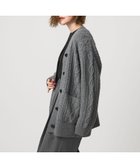【ユナイテッドアローズ/UNITED ARROWS】のconte ケーブル ローゲージ Vネックカーディガン MD.GRAY|ID: prp329100004791110 ipo3291000000034820195