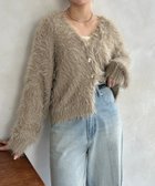 【ゼヴォン/Thevon】のニュアンスボタンボリュームシャギーカーディガン 人気、トレンドファッション・服の通販 founy(ファニー) ファッション Fashion レディースファッション Fashion for Women トップス・カットソー Cut & Sew Tops カーディガン・羽織り Layered Style Cardigans インナーキャミ Inner Camisole カーディガン Cardigan, Knitwear トレンド Trend, Trending Now ハイネック High Neck, Mock Neck A/W・秋冬 Autumn/Winter 再入荷 Restock / Back in Stock おすすめ Recommended / Our Picks エレガント 上品 Elegant 2025年 2025 2025-2026秋冬・A/W Autumn/Winter 2025–26 AW25–26 thumbnail ベージュ|ID: prp329100004791154 ipo3291000000034764924