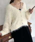 【ゼヴォン/Thevon】のニュアンスボタンボリュームシャギーカーディガン 人気、トレンドファッション・服の通販 founy(ファニー) ファッション Fashion レディースファッション Fashion for Women トップス・カットソー Cut & Sew Tops カーディガン・羽織り Layered Style Cardigans インナーキャミ Inner Camisole カーディガン Cardigan, Knitwear トレンド Trend, Trending Now ハイネック High Neck, Mock Neck A/W・秋冬 Autumn/Winter 再入荷 Restock / Back in Stock おすすめ Recommended / Our Picks エレガント 上品 Elegant 2025年 2025 2025-2026秋冬・A/W Autumn/Winter 2025–26 AW25–26 thumbnail アイボリー|ID: prp329100004791154 ipo3291000000034764925