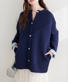 【ナチュラルクチュール/natural couture】の配色プレーティングポリニットカーデ 人気、トレンドファッション・服の通販 founy(ファニー) ファッション Fashion レディースファッション Fashion for Women トップス・カットソー Cut & Sew Tops ニット Knit Tops & Sweaters アクセサリー Fashion Accessories 春 Spring カーディガン Cardigan, Knitwear ショート Short, Short Length シルバー Silver, Metallic Silver シンプル Simple, Minimal スラックス Slacks, Dress Pants ダブル Double, Double-Breasted デニム Denim, Jeans Material フェイス Face, Facial Design フェミニン Feminine, Girly ポケット Pocket, Pocket Detail ミドル Middle Length, Mid Height 再入荷 Restock / Back in Stock エレガント 上品 Elegant 2025年 2025 2025-2026秋冬・A/W Autumn/Winter 2025–26 AW25–26 thumbnail ネイビー|ID: prp329100004791165 ipo3291000000036283203