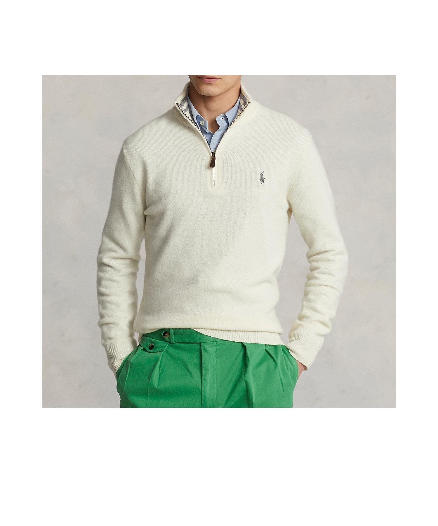 【ラルフローレン/RALPH LAUREN / MEN】のウールカシミヤ クォータージップ セーター 人気、トレンドファッション・服の通販 founy(ファニー) ファッション Fashion メンズファッション Fashion for Men カフス Cuff Design セーター Sweater, Knitwear ハイネック High Neck, Mock Neck フィット Fit, Slim Fit モダン Modern, Contemporary リブニット Rib Knit, Ribbed Knit レギュラー Regular, Standard Fit 長袖 Long Sleeve, Full Sleeve other-1|ID: prp329100004791190 ipo3291000000034765054