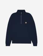 【その他のブランド/Other】の【公式】Maison Kitsune FOX HEAD PATCH COMFORT HALF ZIP SWEATSHIRT INK BLUE|ID: prp329100004791202 ipo3291000000034765104