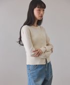 【アダム エ ロペ/ADAM ET ROPE'】の梳毛クルーネックカーディガンストールセット キナリ(16)|ID: prp329100004791221 ipo3291000000034765175