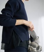 【イエナ/IENA】のチュールハーフリブプルオーバー ネイビー|ID:prp329100004791226