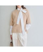 【ユナイテッドアローズ/UNITED ARROWS】のフォックスカシミヤ ハーフスリーブ Tニット 人気、トレンドファッション・服の通販 founy(ファニー) ファッション Fashion レディースファッション Fashion for Women トップス・カットソー Cut & Sew Tops ニット Knit Tops & Sweaters インナー Innerwear 軽量 Lightweight, Ultra Light スリット Slit, Slit Detail スリーブ Sleeve, Long Sleeve / Short Sleeve ハーフ Half, Half-Length フォックス Fox, Fox Fur ロング Long, Long-Length おすすめ Recommended / Our Picks thumbnail BEIGE|ID: prp329100004791230 ipo3291000000034929749